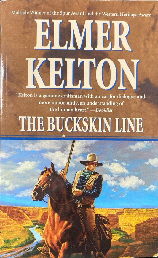The Buckskin Line by Elmore Kelton 2000 Forge Paperback