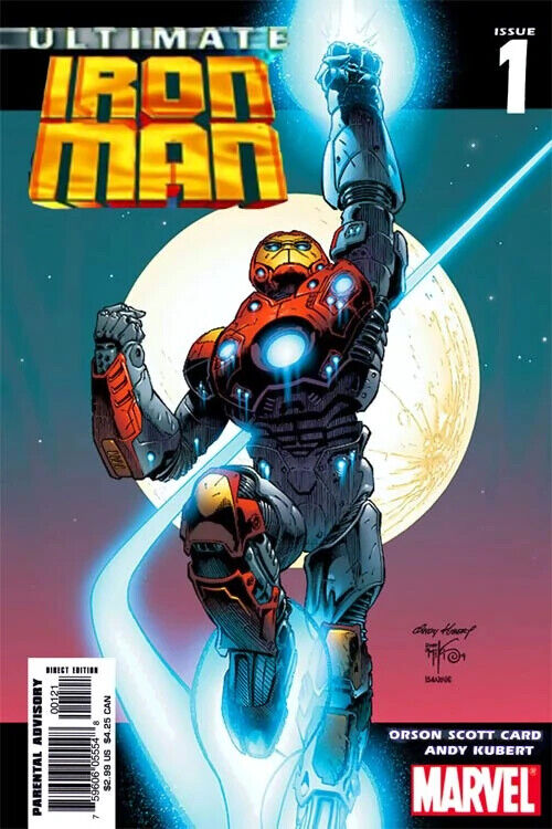 Marvel Comics Ultimate Iron Man #1 Modern Age 2005 Foil Hitch Variant