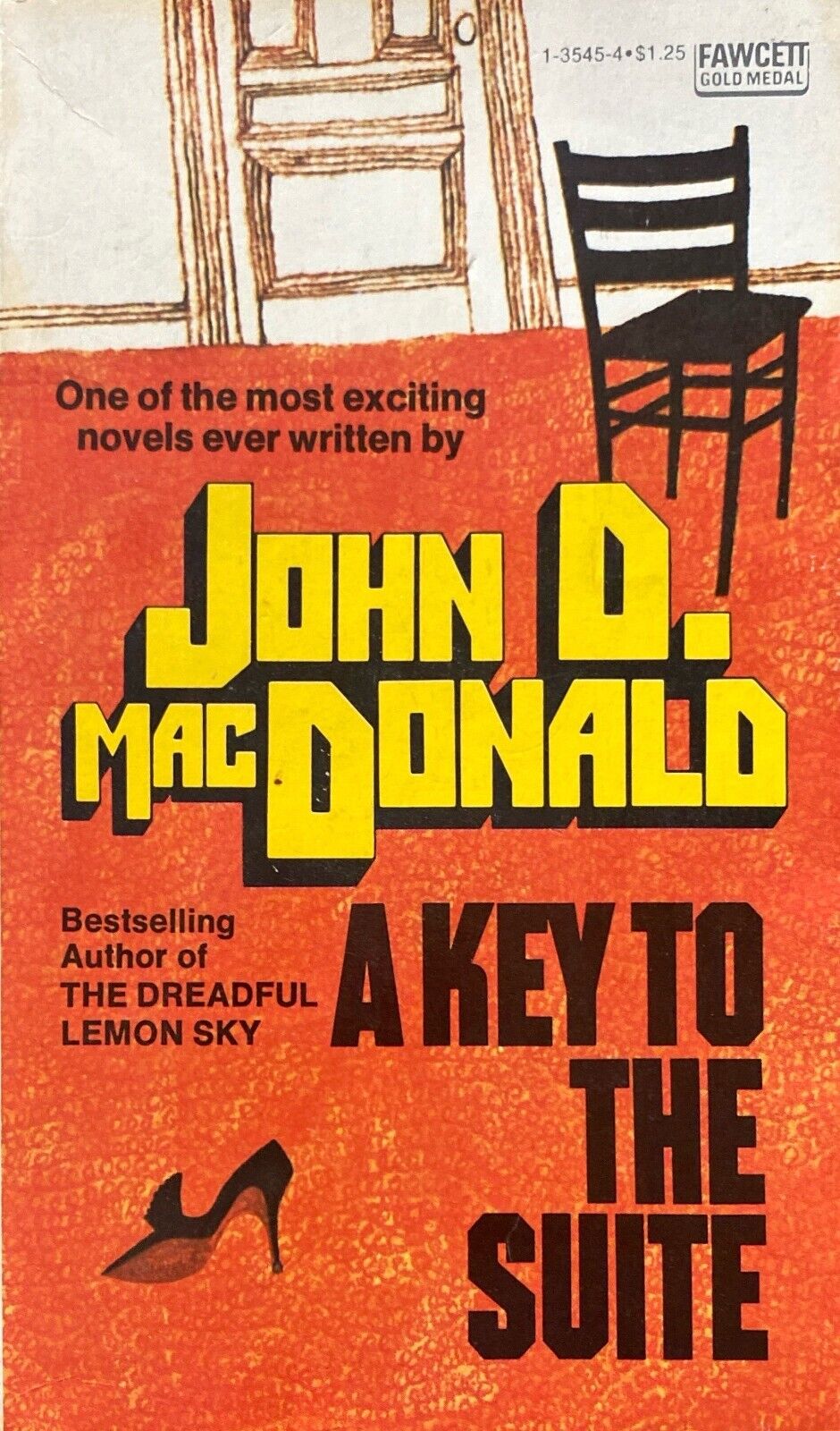 A Key to the Suite by John D. MacDonald 1962 Fawcett Gold Medal Paperback