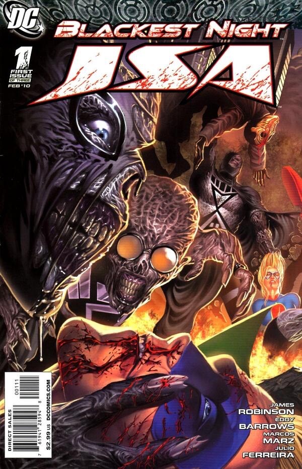 DC Comics Blackest Night: JSA #1 Modern Age 2010