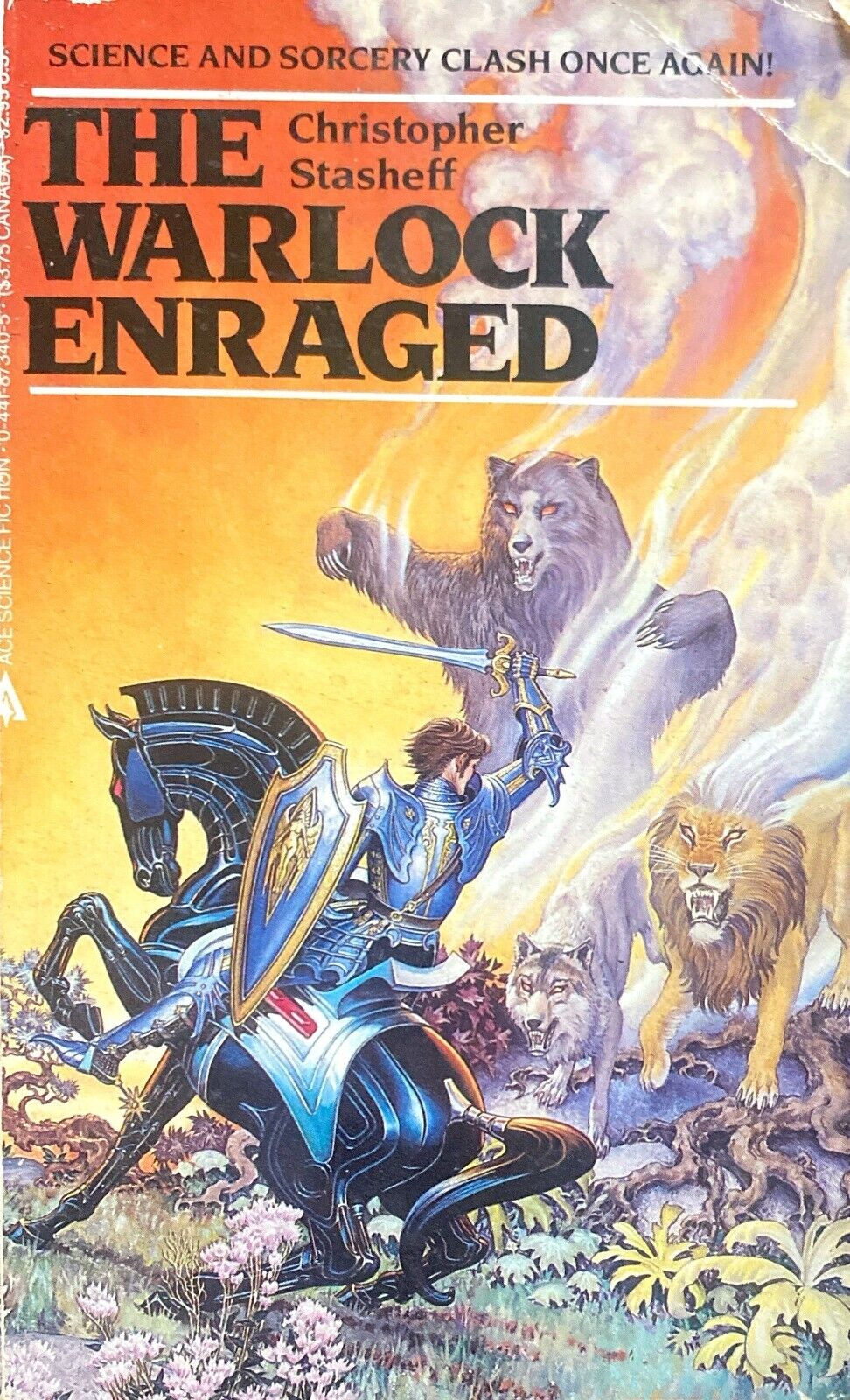 The Warlock Enraged by Christopher Stasheff 1985 Ace Paperback