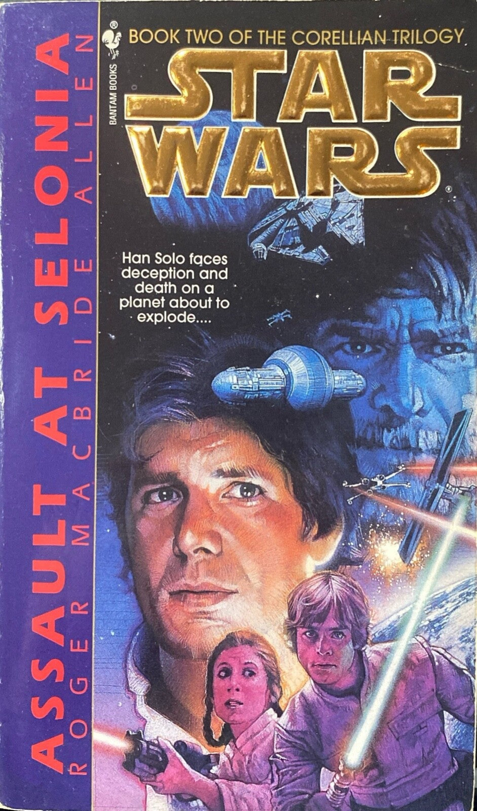 Star Wars: The Corellian Trilogy by Roger MacBride Allen Bantam Paperback