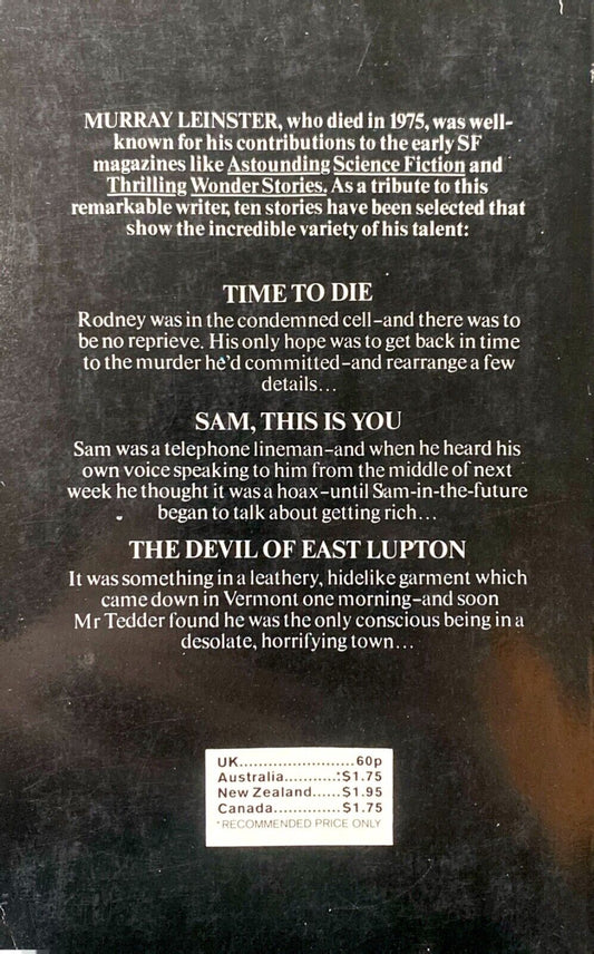 The Best of Murray Leinster 1976 Corgi Paperback Import