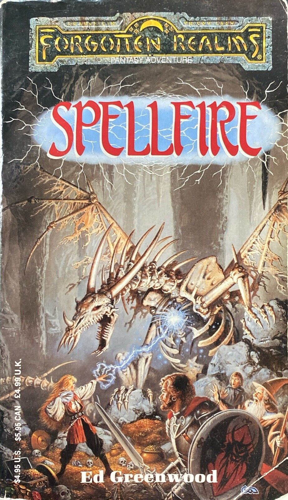 Spellfire by Ed Greenwood 1988 TSR Paperback D&D Forgotten Realms