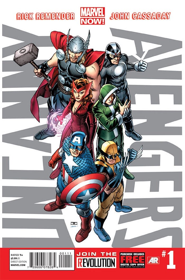 Marvel Comics Uncanny Avengers #1 Modern Age 2012 Variant