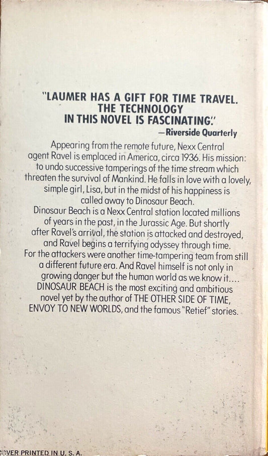 Dinosaur Beach by Keith Laumer 1971 Daw UQ1021 Paperback