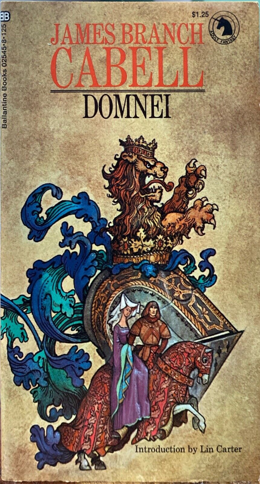 Domnei by James Branch Cabell 1972 Ballantine Paperback