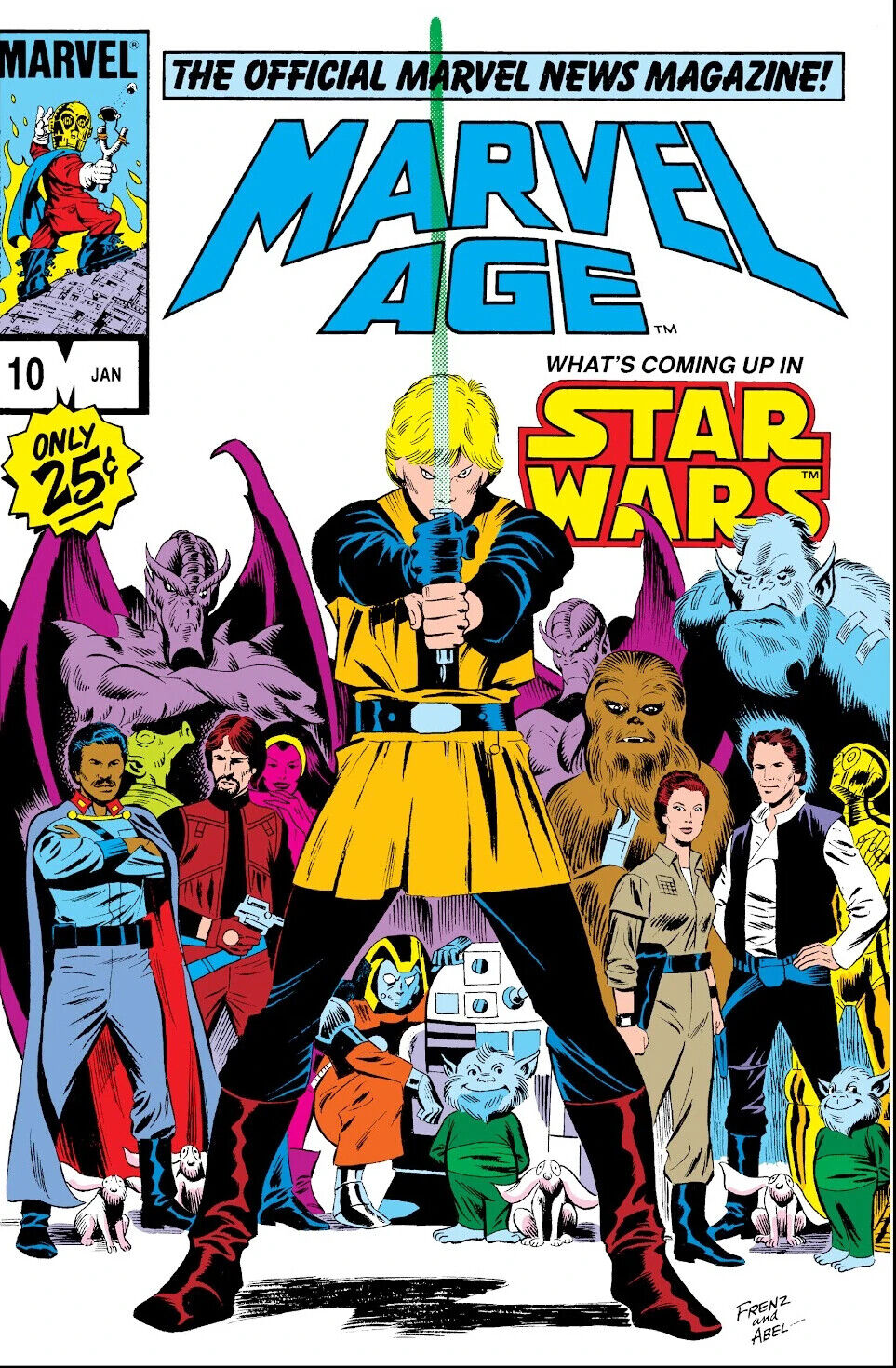 Marvel Comics Marvel Age #10 Copper Age 1984 Star Wars