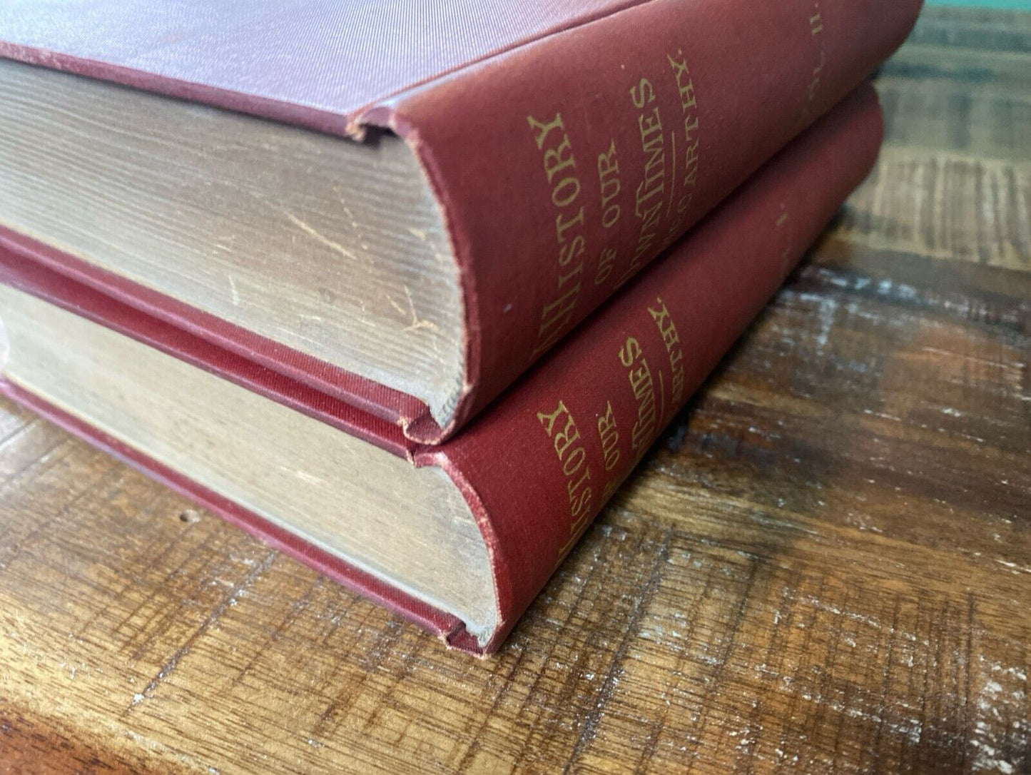 A History of Our Own Times by Justin McCarthy c.1894 Hardcover Two Volume Set