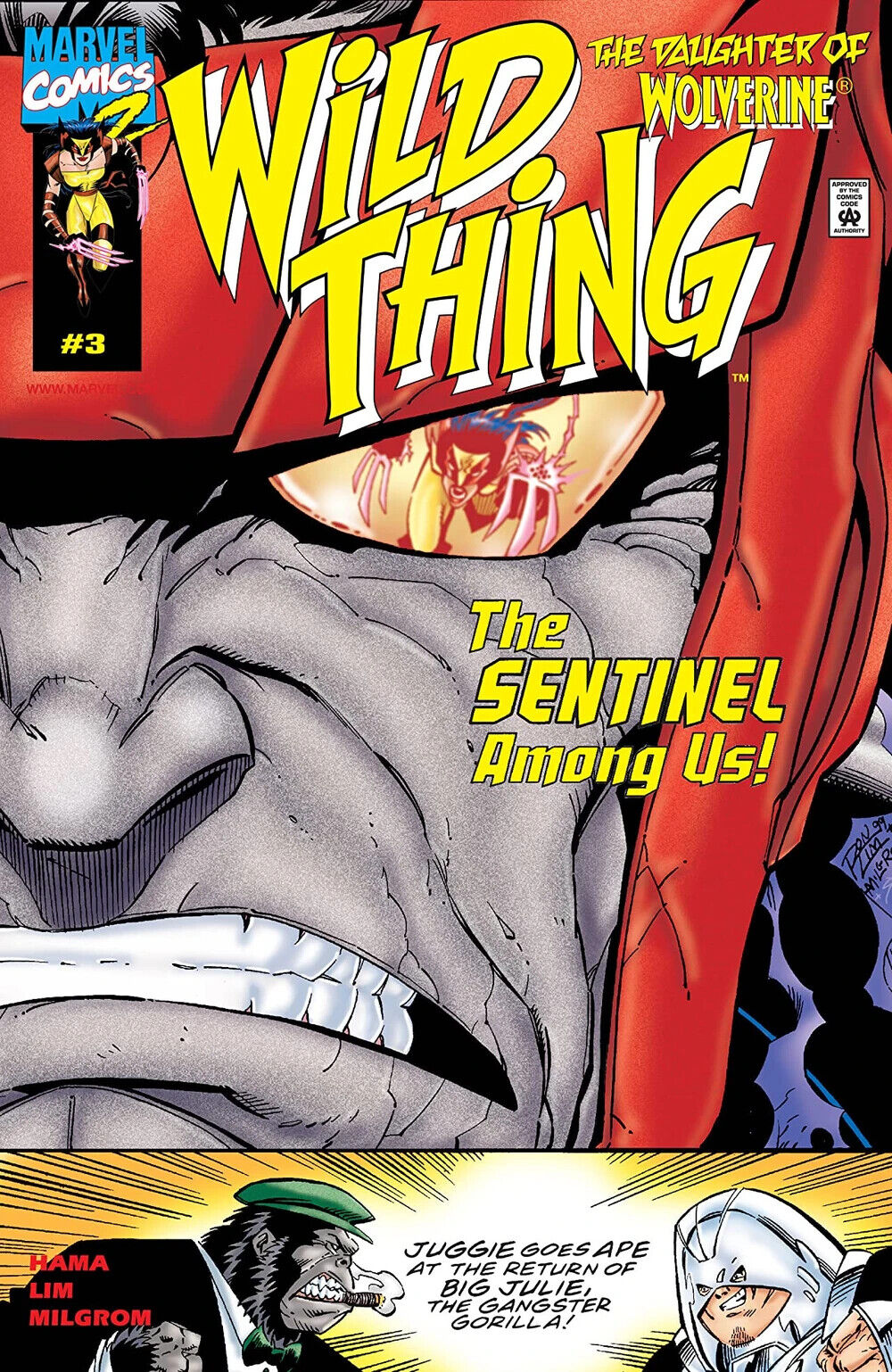 Marvel Comics 2 Wild Thing #3 Modern Age 1999