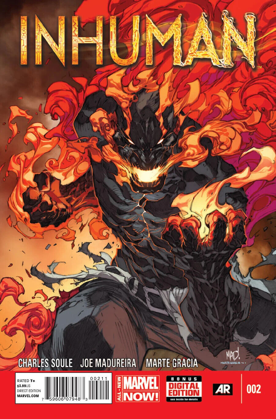 Marvel Comics Inhuman #2 Modern Age 2014