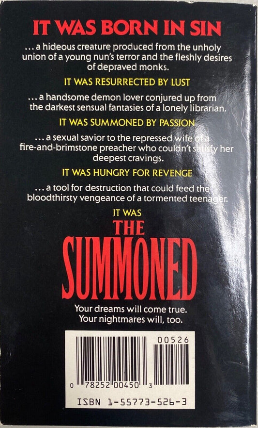 The Summoned by Steven Ray Fulgham 1991 Diamond Paperback