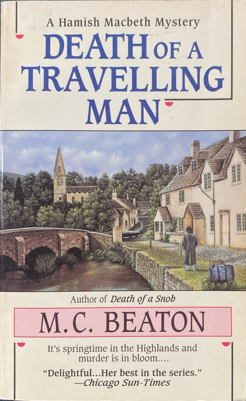 Death of a Travelling Man by M.C. Beaton 1996 Ivy Books Paperback Hamish Macbeth