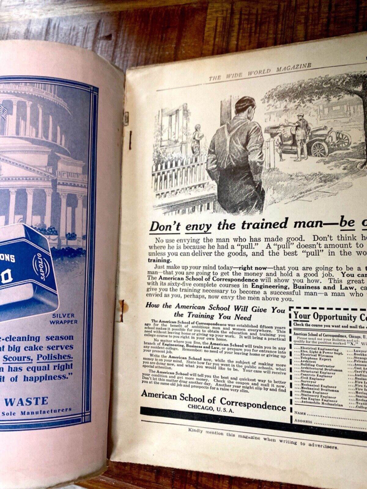 The Wide World Magazine No. 179 Vol. 30 March 1913 London Pulp