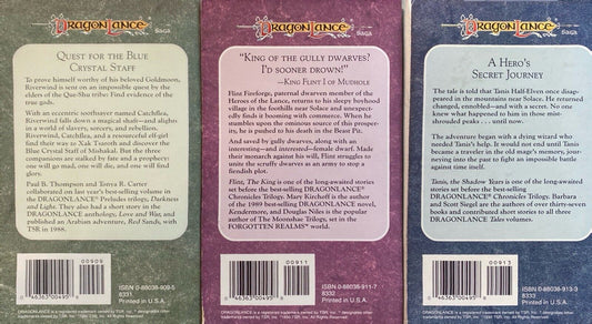 Preludes II Trilogy by Thompson Carter Niles et al TSR Paperback D&D Dragonlance