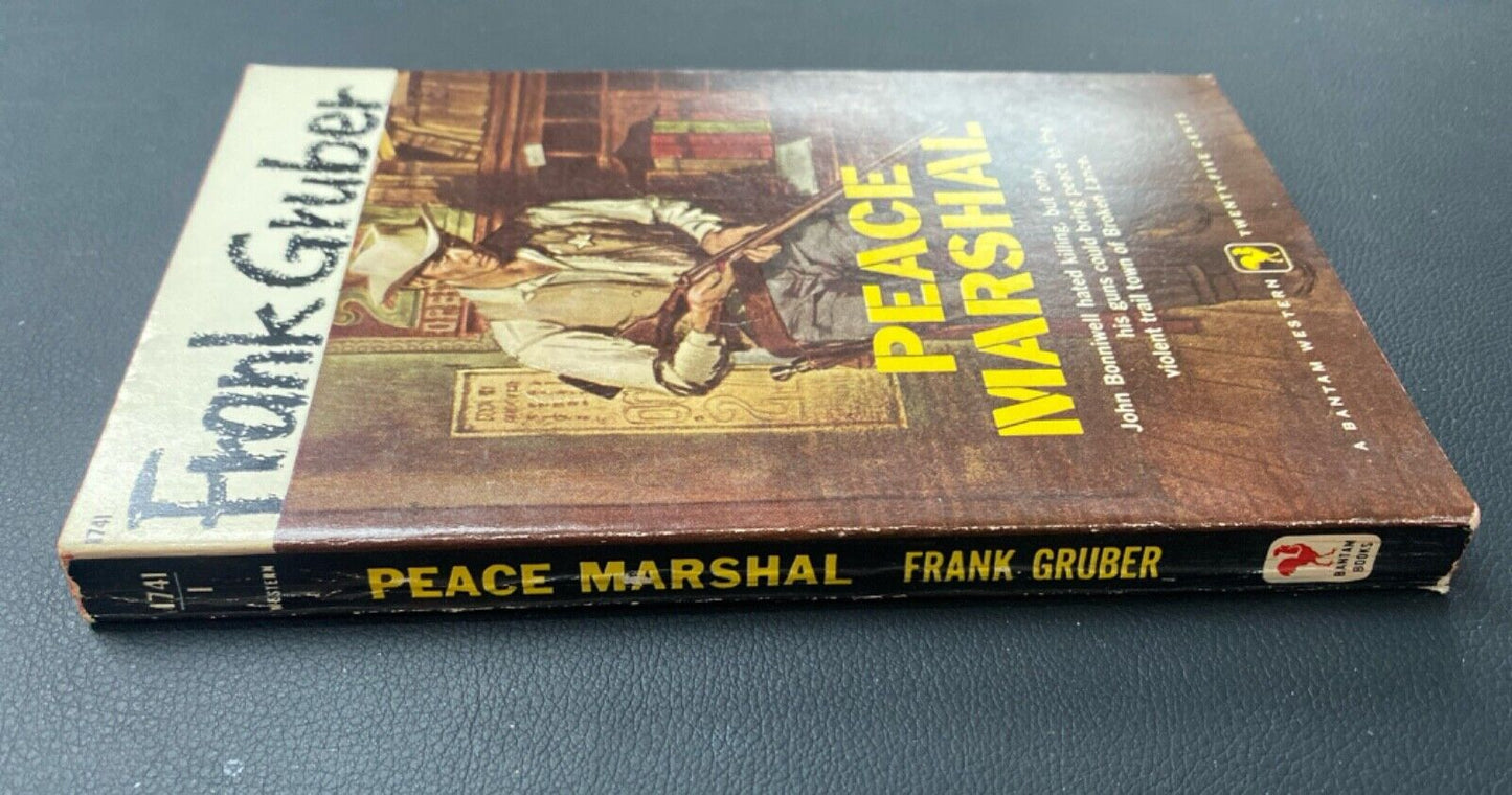 Peace Marshal by Frank Gruber 1958 Bantam I741 Paperback