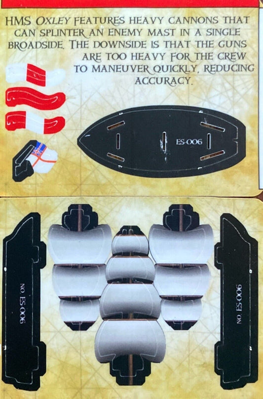 WizKids Pirates CSG of the Spanish Main ES-006 HMS Oxley