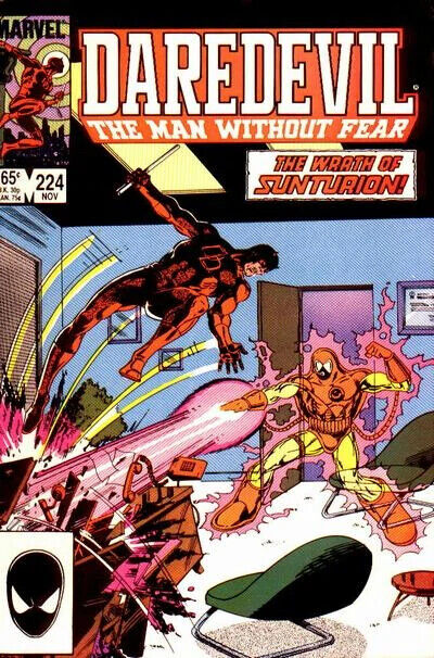 Marvel Comics Daredevil #224 Copper Age 1985