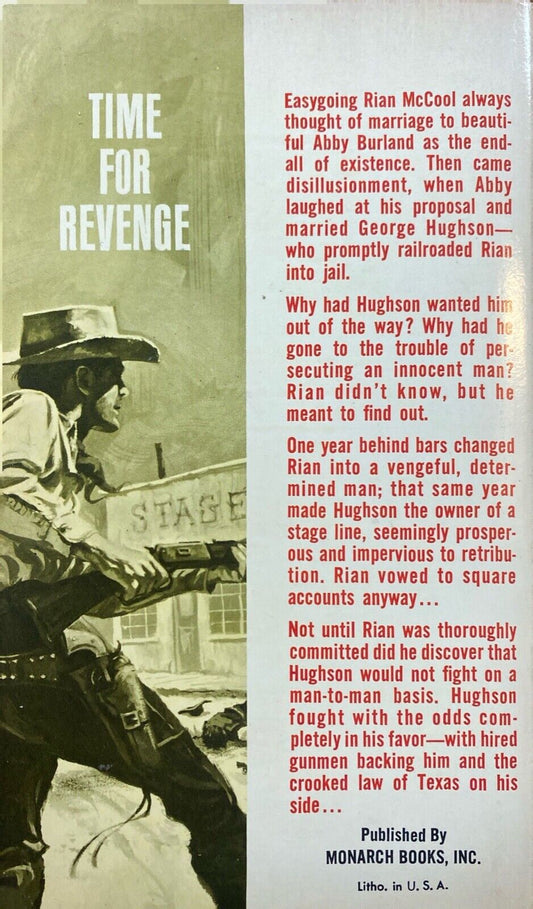 Cast a Long Shadow by Frank Bonham 1964 Monarch 441 Paperback