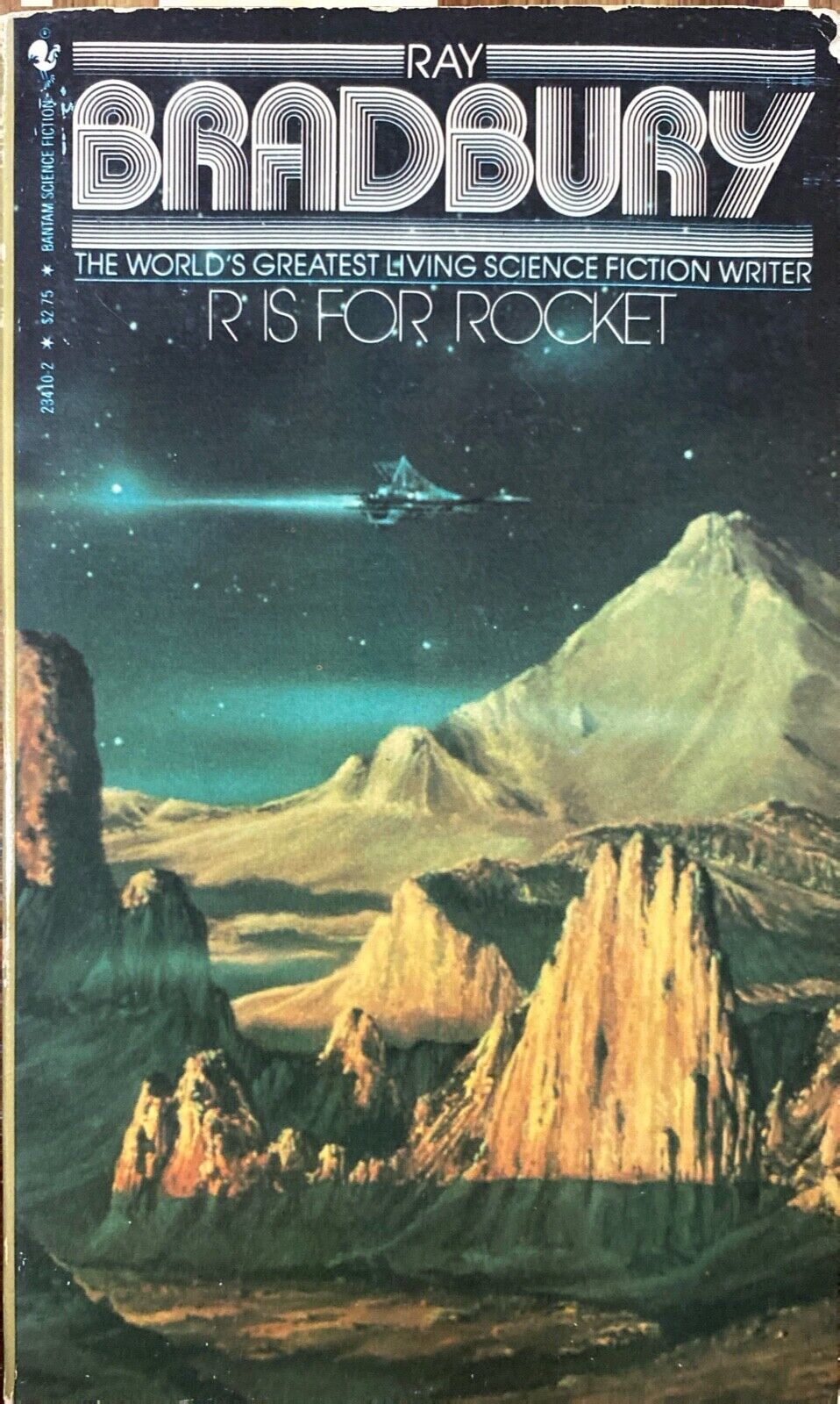 R Is For Rocket by Ray Bradbury 1983 Bantam Paperback