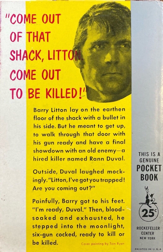 The Longhorn Feud by Max Brand 1957 Pocket 2523 Paperback