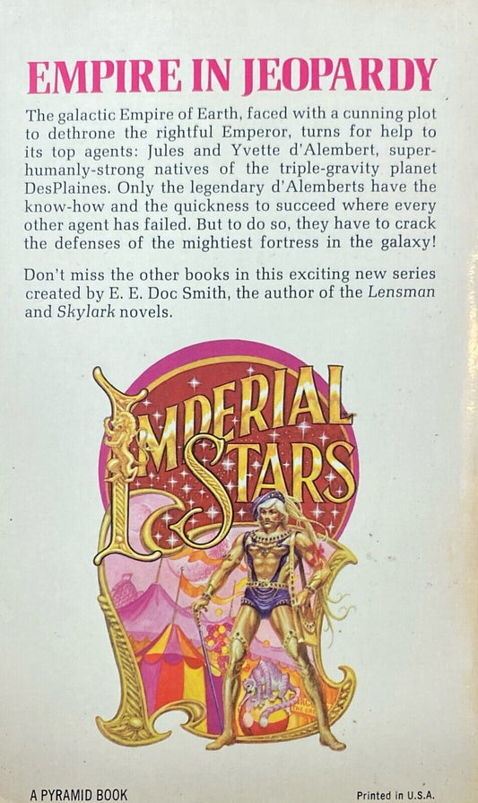 Imperial Stars by E.E. Doc Smith 1976 Pyramid Paperback Family D'Alembert