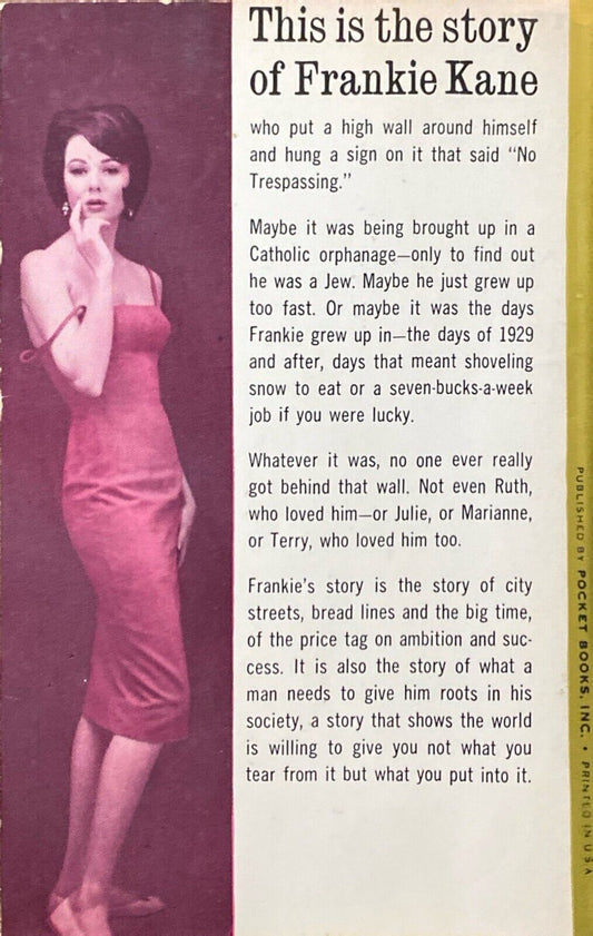 Never Love a Stranger by Harold Robbins 1963 Pocket Cardinal GC-602 Paperback