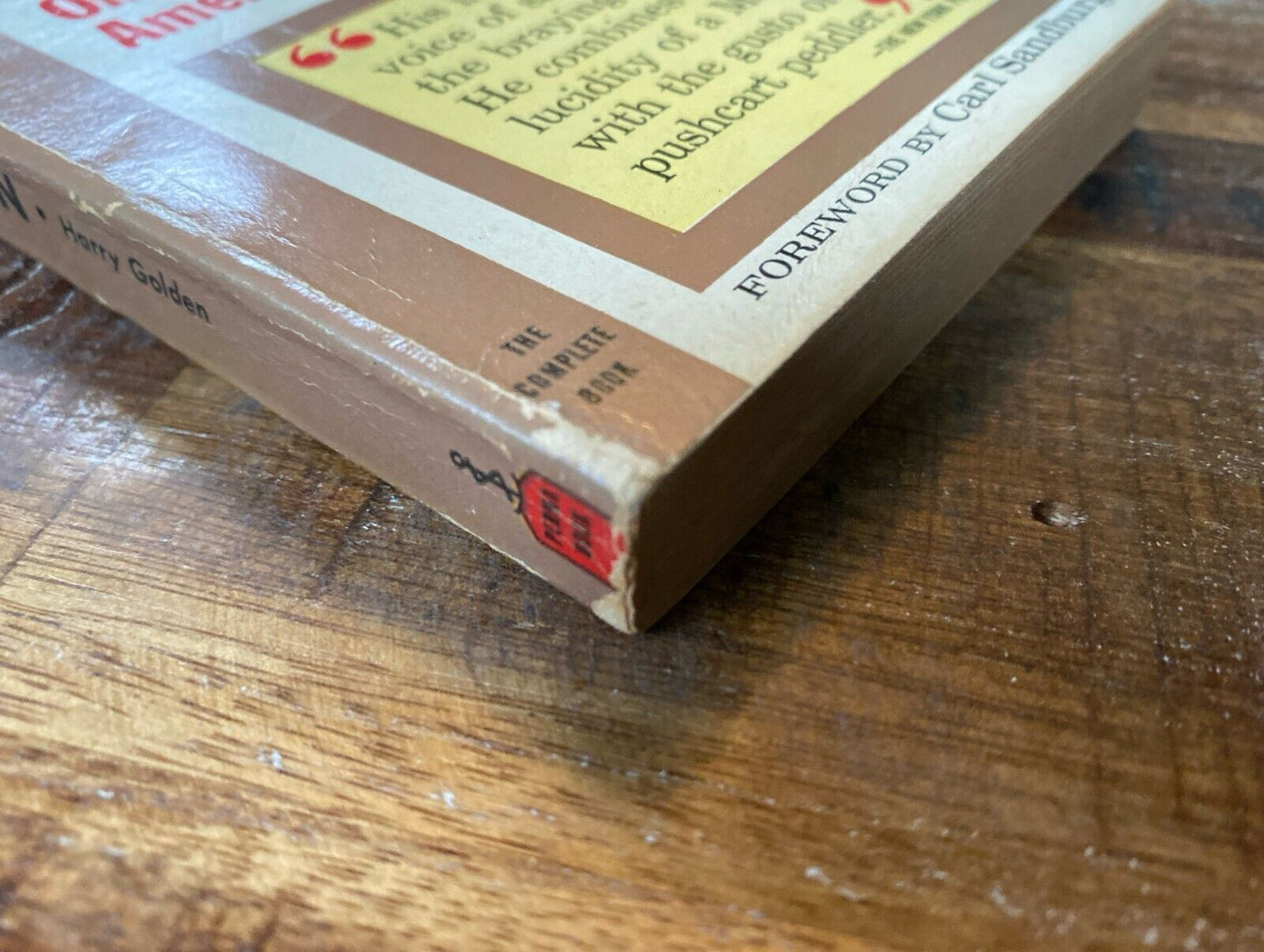 For 2 Cents Plain by Harry Golden 1960 Permabook M5021 Paperback Second