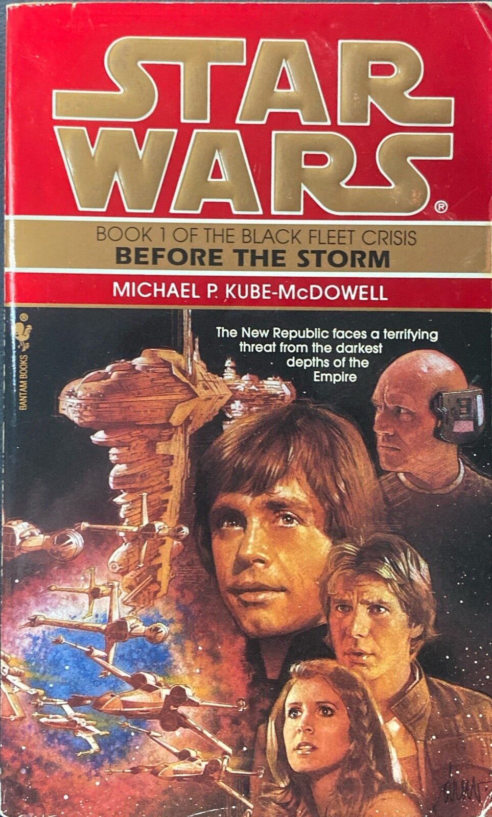 Star Wars: The Black Fleet Crisis Trilogy by Michael P. Kube-McDowell Paperback
