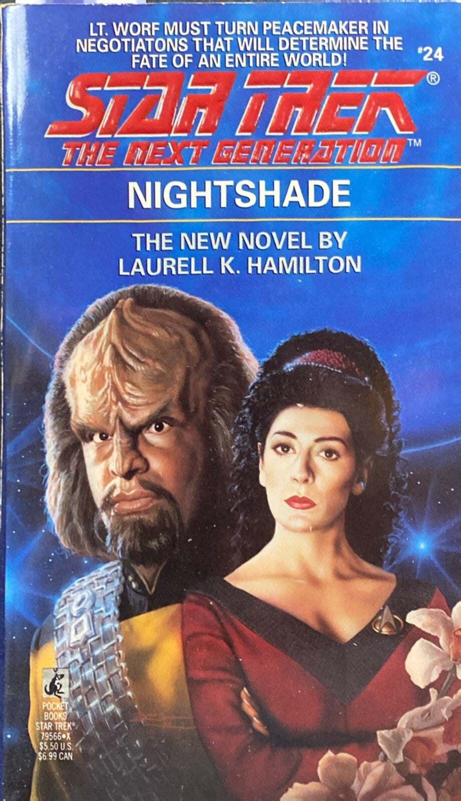 Star Trek: The Next Generation #24 - Nightshade by Laurell K. Hamilton Paperback