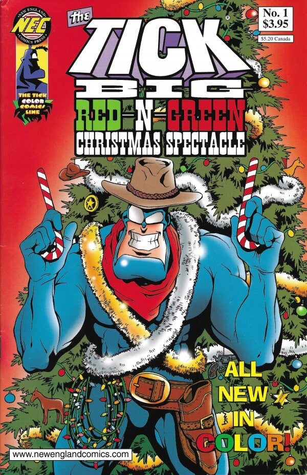 New England Comics The Tick: Big Red N Green Christmas Spectacle #1 2001