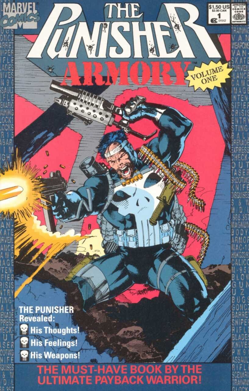 Marvel Comics The Punisher Armory #1 Modern Age 1990 Jim Lee