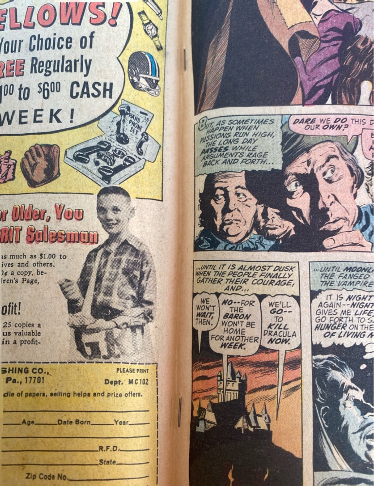 Marvel Comics Tomb of Dracula #5 Bronze Age 1972