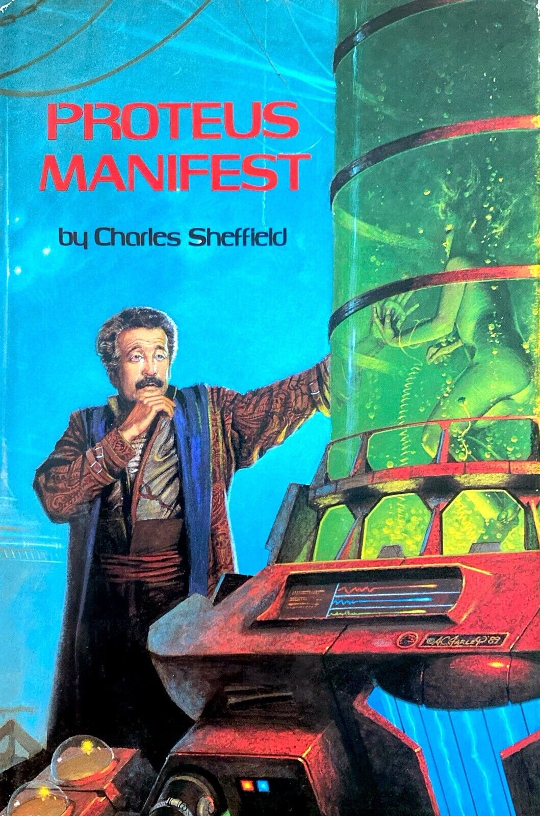 Proteus Manifest by Charles Sheffield 1989 Guild America Hardcover BCE