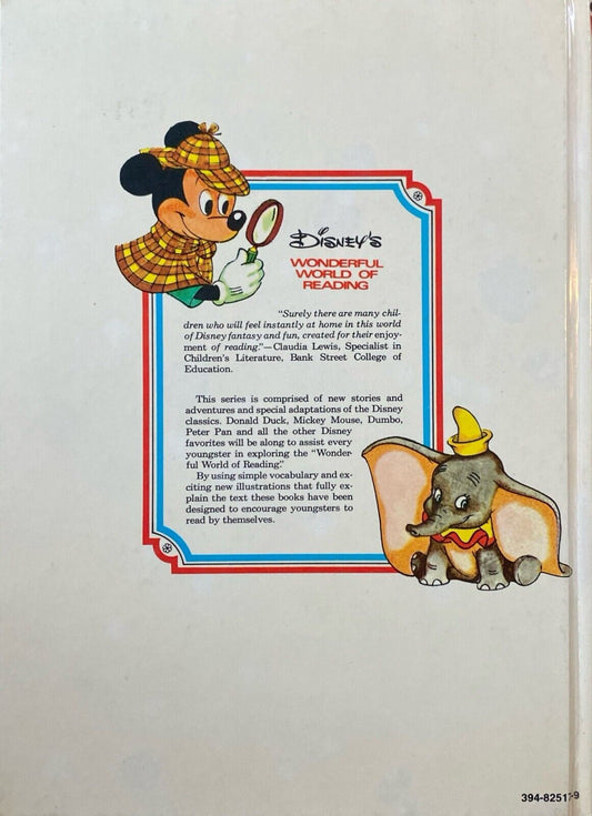 Walt Disney's Peter Pan & Captain Hook 1972 Hardcover Wonderful World of Reading