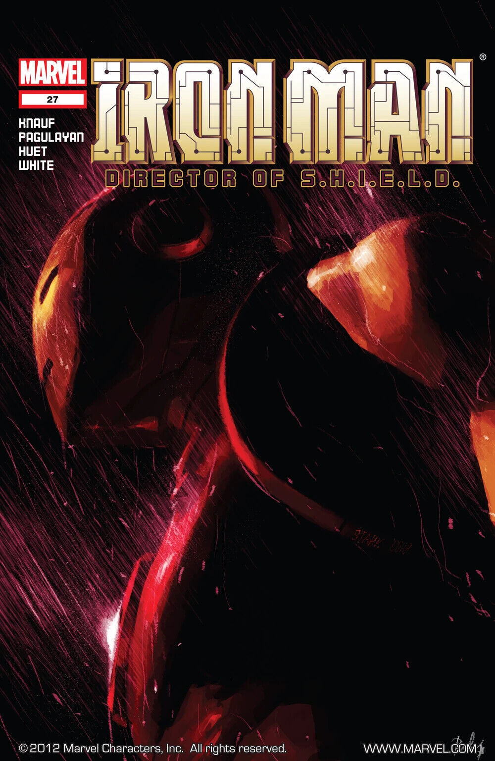 Marvel Comics Invincible Iron Man #27 Modern Age 2008 Director of S.H.I.E.L.D.