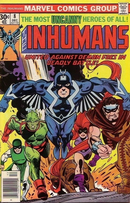 Marvel Comics The Inhumans #8 Bronze Age 1976