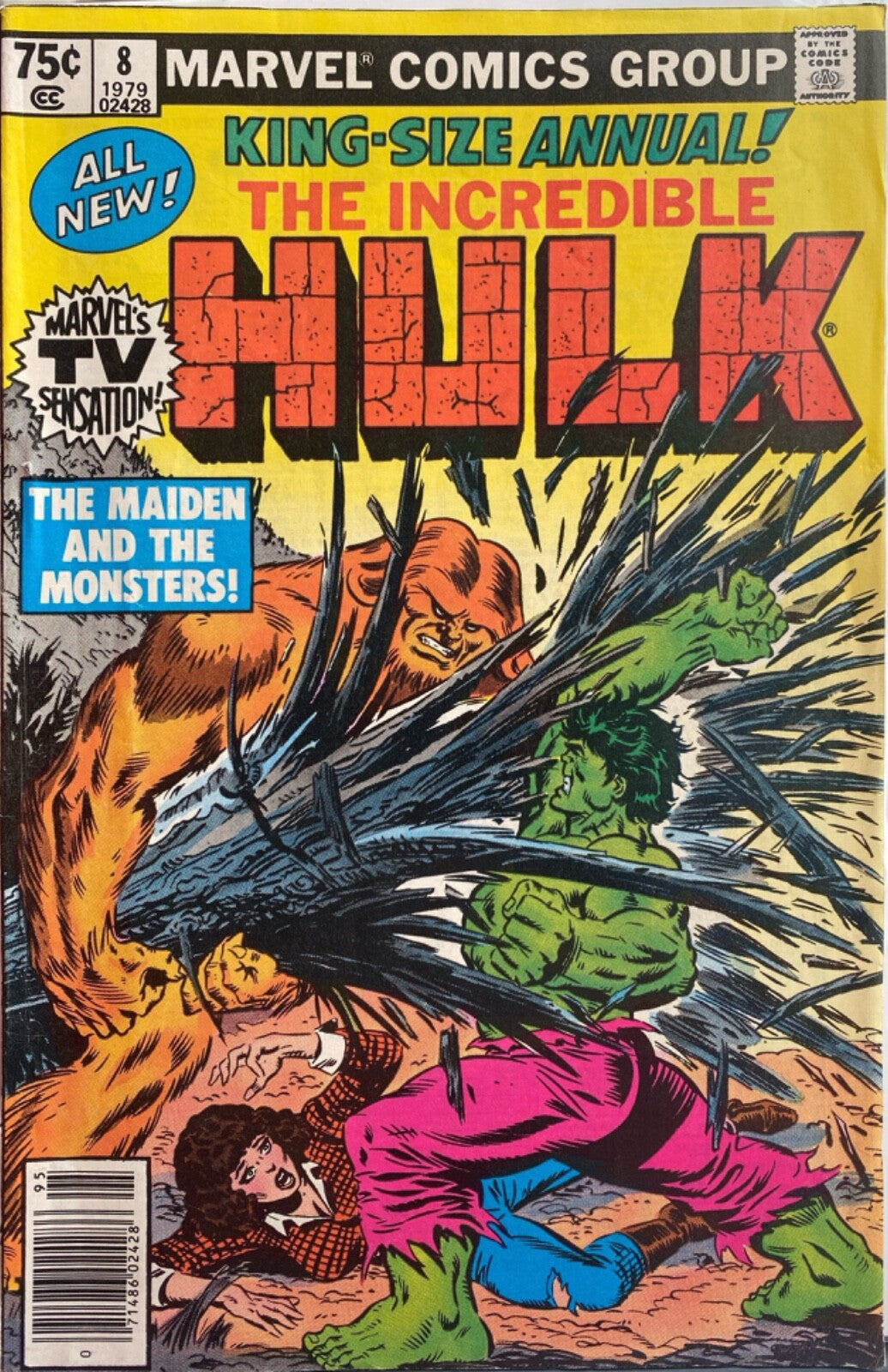 Marvel Comics Incredible Hulk Annual #8 Bronze Age 1979