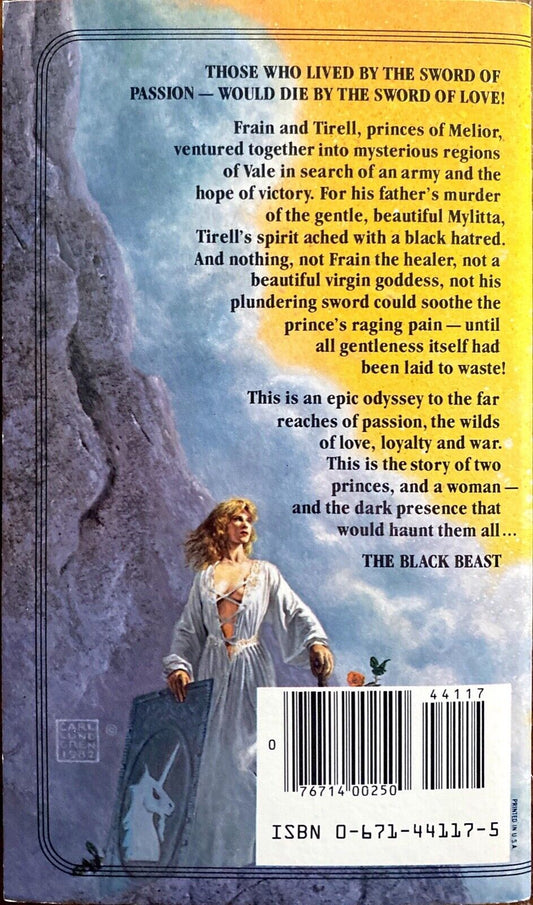 The Black Beast by Nancy Springer 1982 Pocket Timescape Paperback