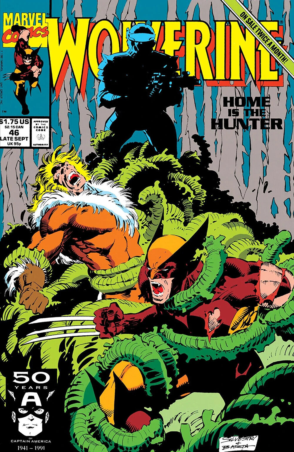 Marvel Comics Wolverine #46 Copper Age 1991