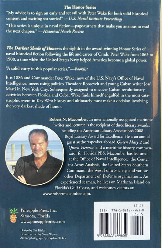 The Darkest Shade of Honor by Robert N. Macomber 2010 Pineapple Hardcover