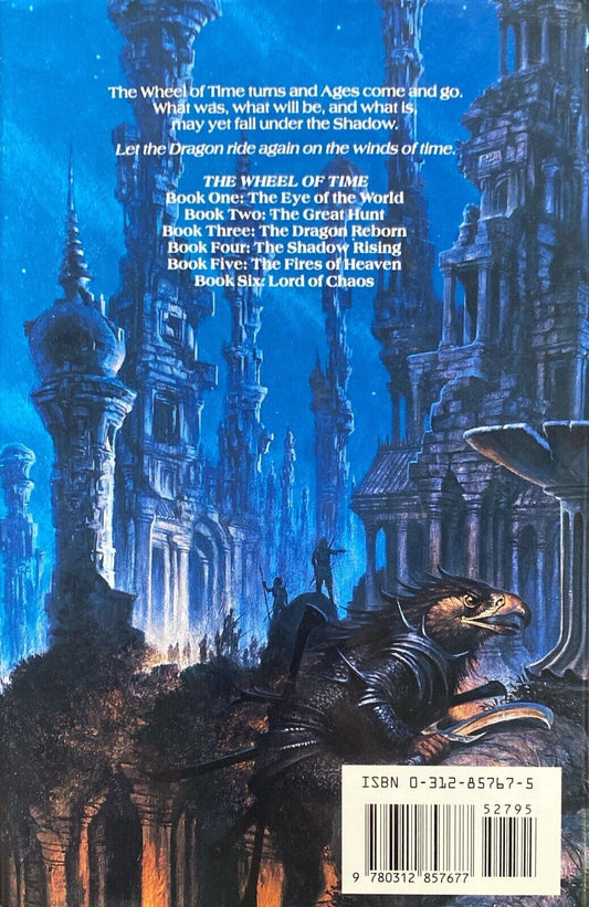 A Crown of Swords by Robert Jordan 1996 Tor Hardcover Wheel of Time Book 7