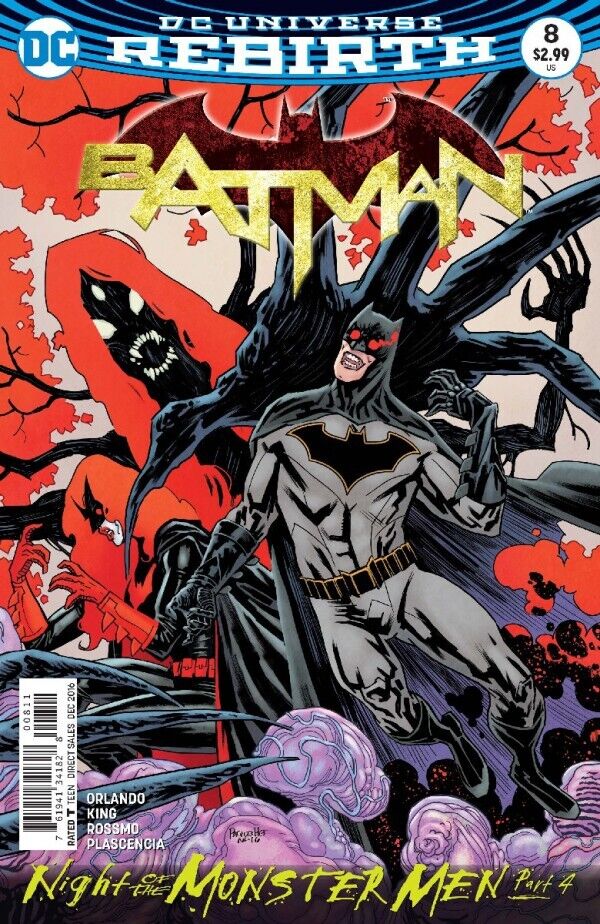 DC Comics Batman #8 Modern Age 2016 Night of the Monster Men