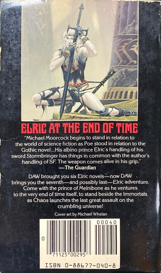 Elric at the End of Time by Michael Moorcock 1985 Daw No. 627 UE2040 PB First