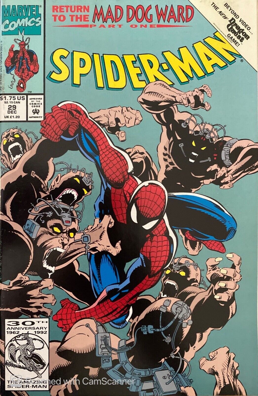 Marvel Comics Spider-man #29 Modern Age 1992