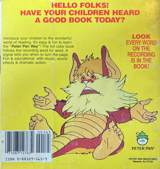 Thundercats: Exodus by Ted Wolf 1985 Peter Pan Paperback Book Only