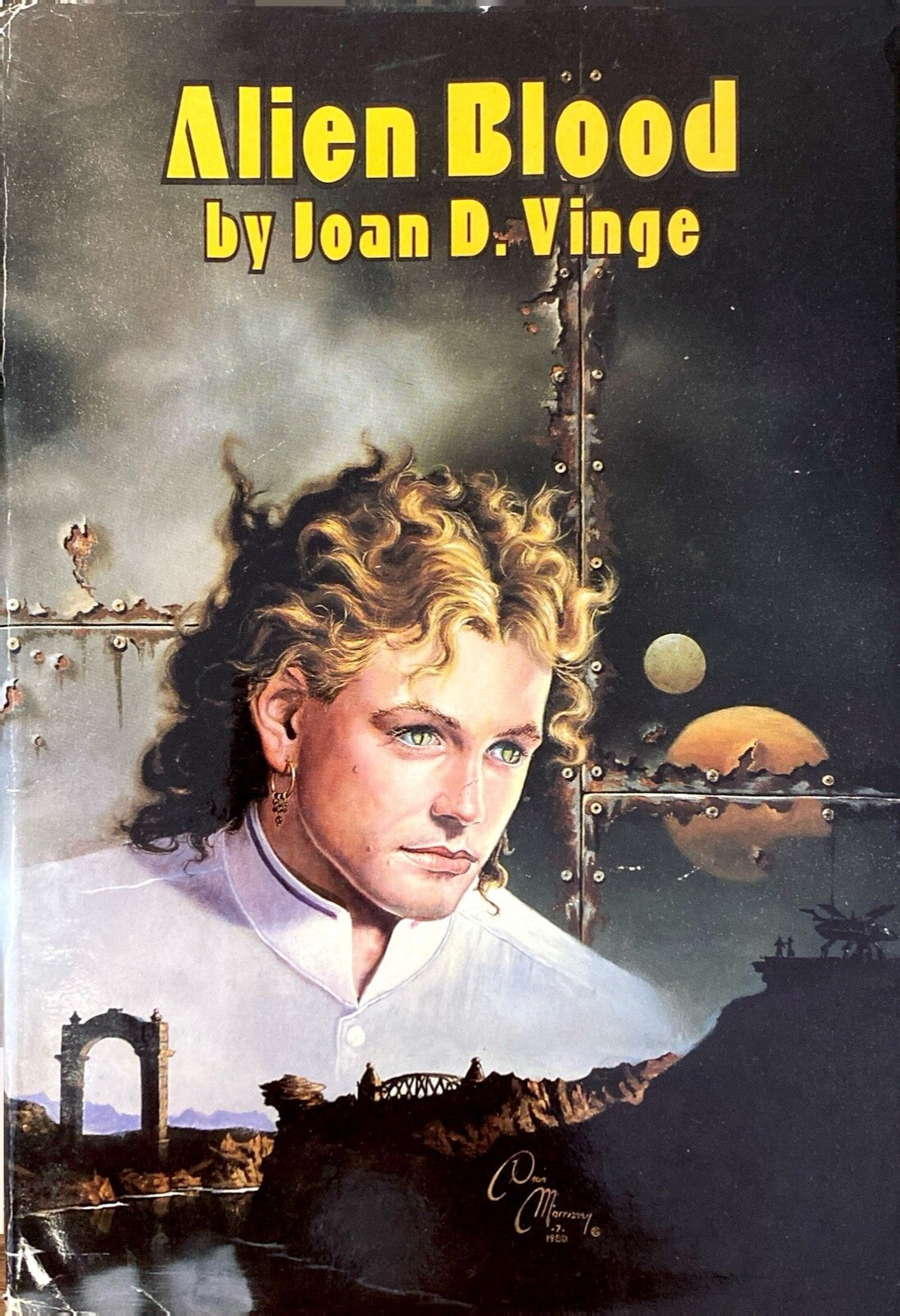 Alien Blood by Joan D. Vine 1988 Doubleday Hardcover BCE
