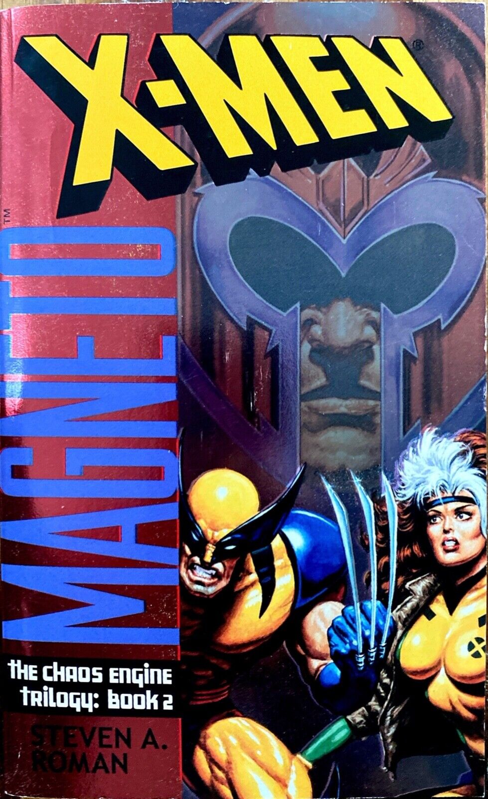 X-Men: Magneto by Steven A. Roman 2002 BP Books Paperback The Chaos Engine