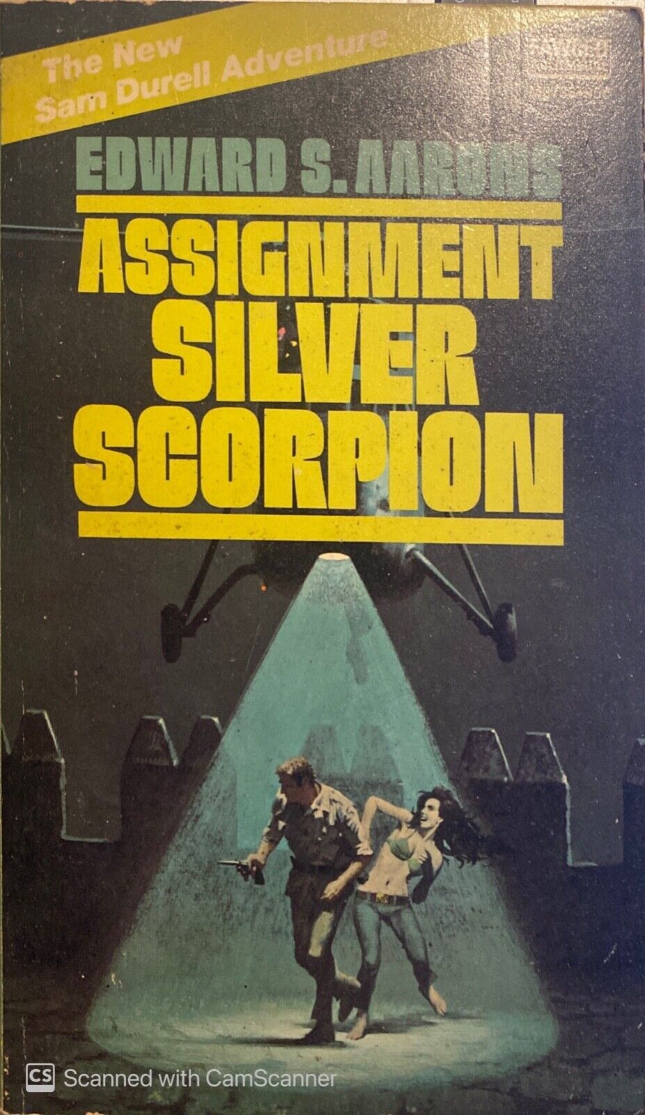 Assignment - Silver Scorpion by Edward S. Aarons 1973 Fawcett Gold Medal M2735