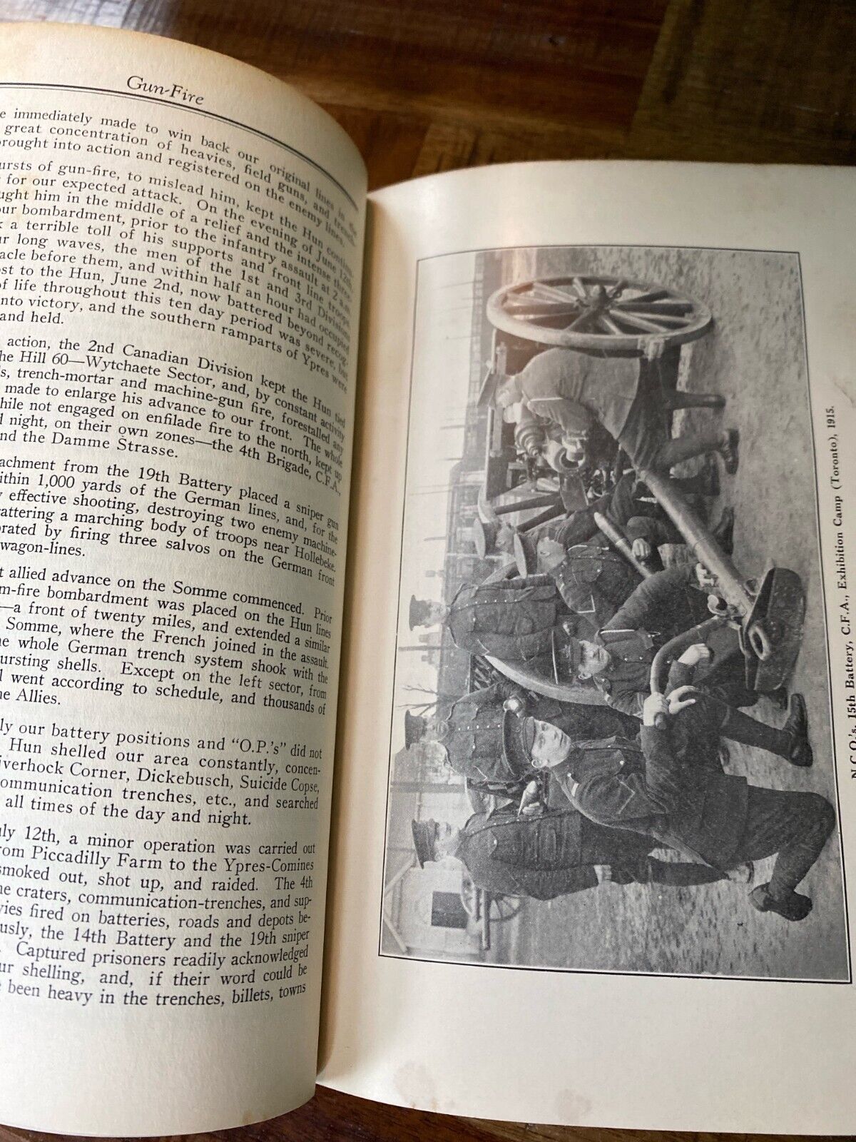 Gun-Fire: An Historical Narrative of the 4th Brigade C.F.A. 1914-1918 Hardcover